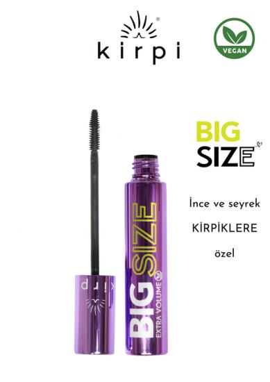Kirpi Big Size Pembe Maskara "İnce ve seyrek kirpikler için"