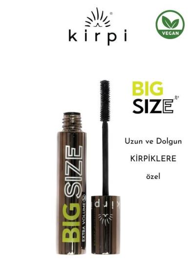 Kirpi Big Size Gri Maskara "Uzun ve dolgun kirpikler için"