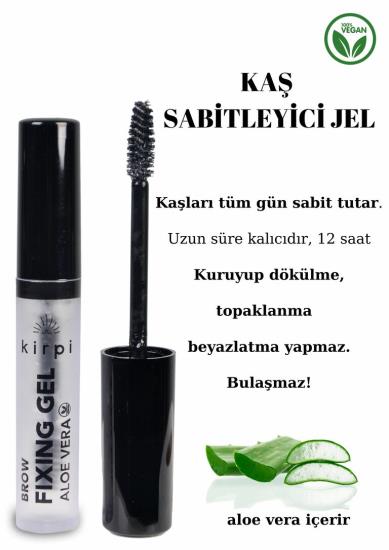 Kirpi Kaş Sabitleyici Jel -Brow Fixing Gel Aloe Vera 8ml