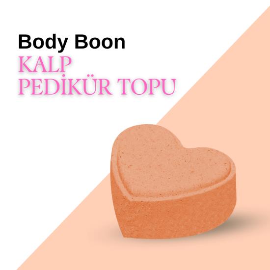 Body boon Pedikür Nem Topu Kalp  50 gr- Egzotik