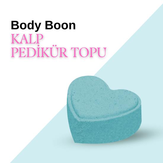 Body boon Pedikür Nem Topu Kalp  50 gr - Dağ Esintisi