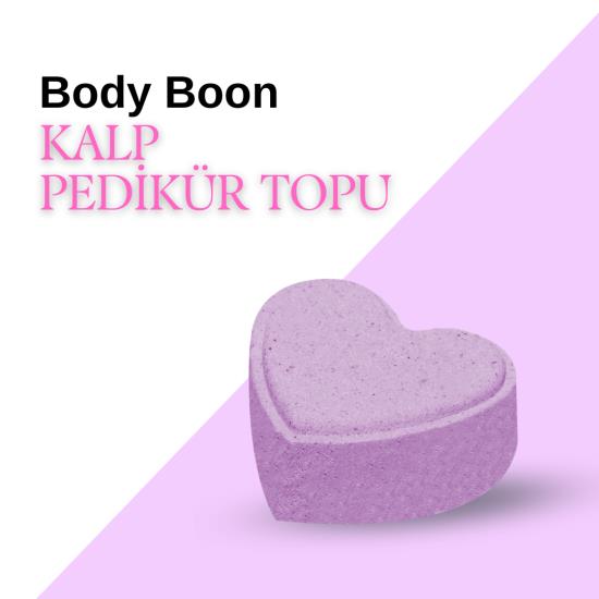 Body boon Pedikür NemTopu Kalp  50 gr - Romantika